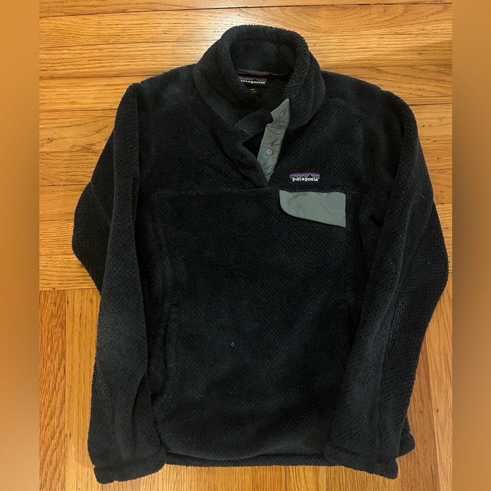 Patagonia Navy Fleece Pullover Jacket